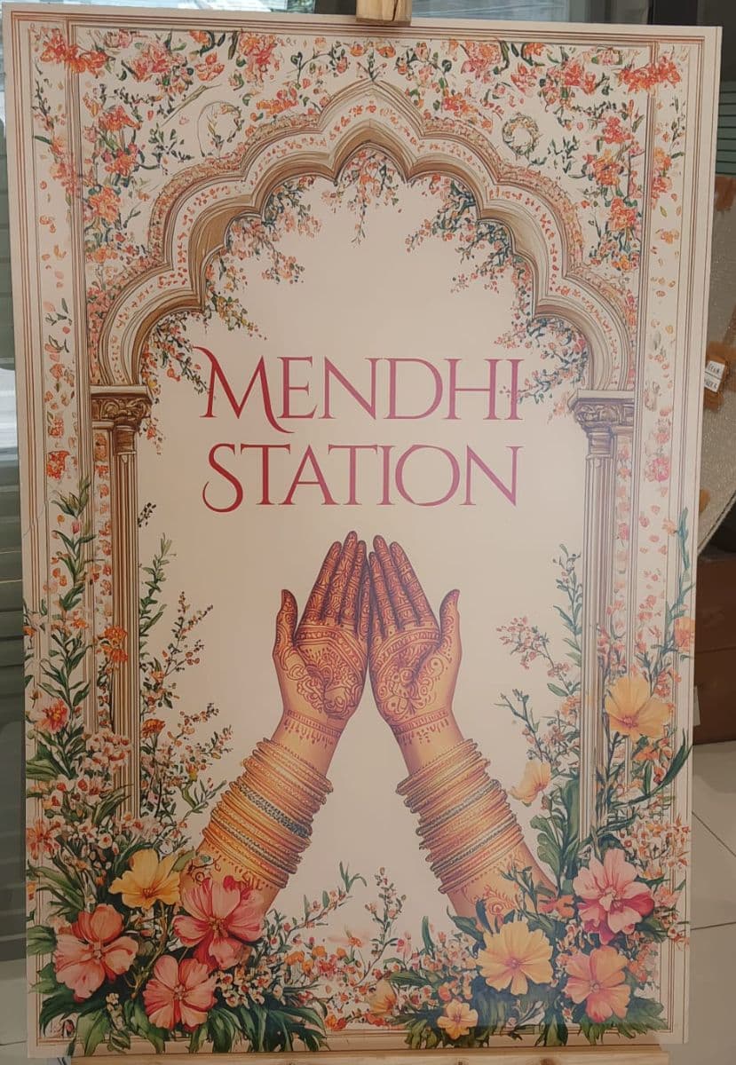 mehndi board