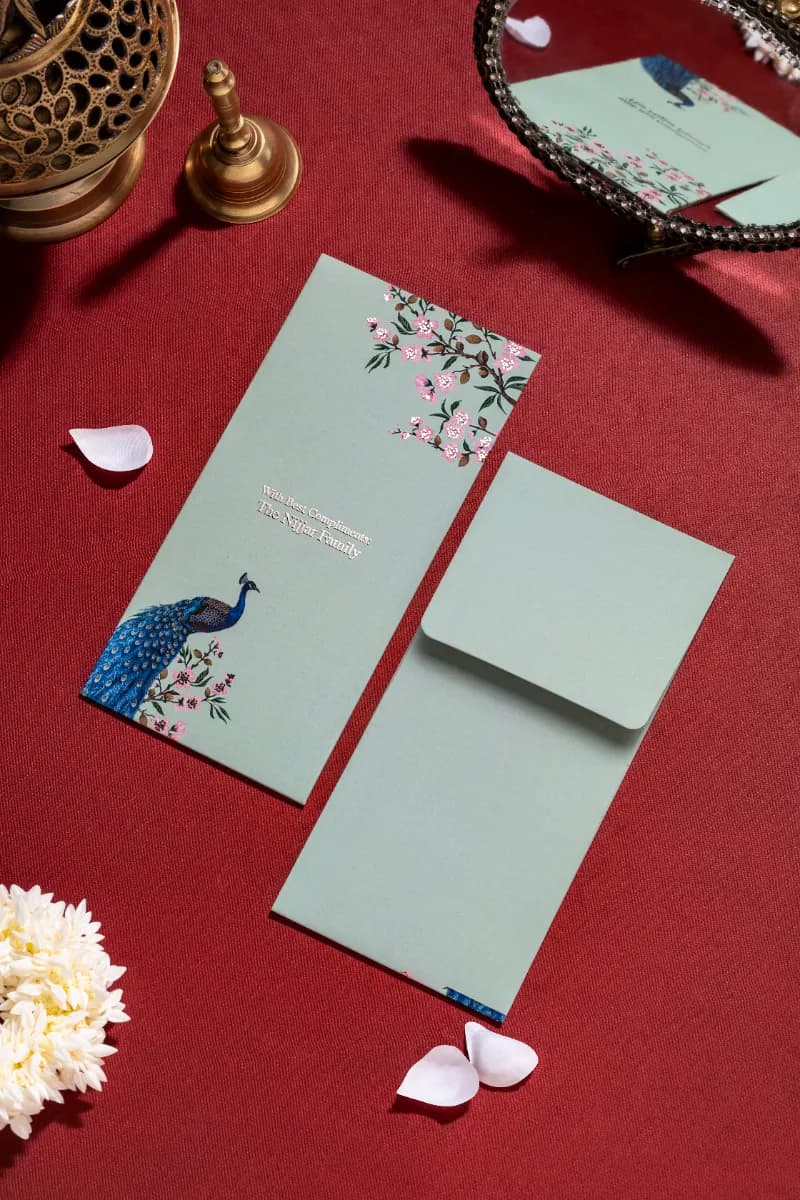 peacock blossom - set of 25