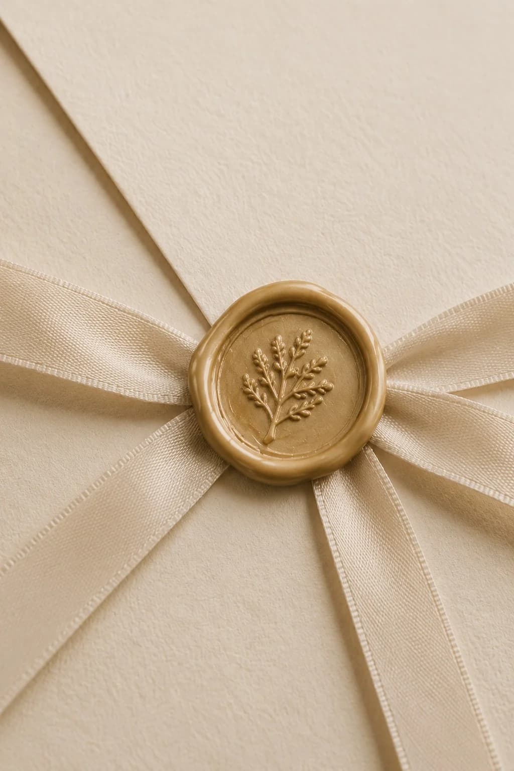 Luxury invitation box with gold hardware and velvet lining