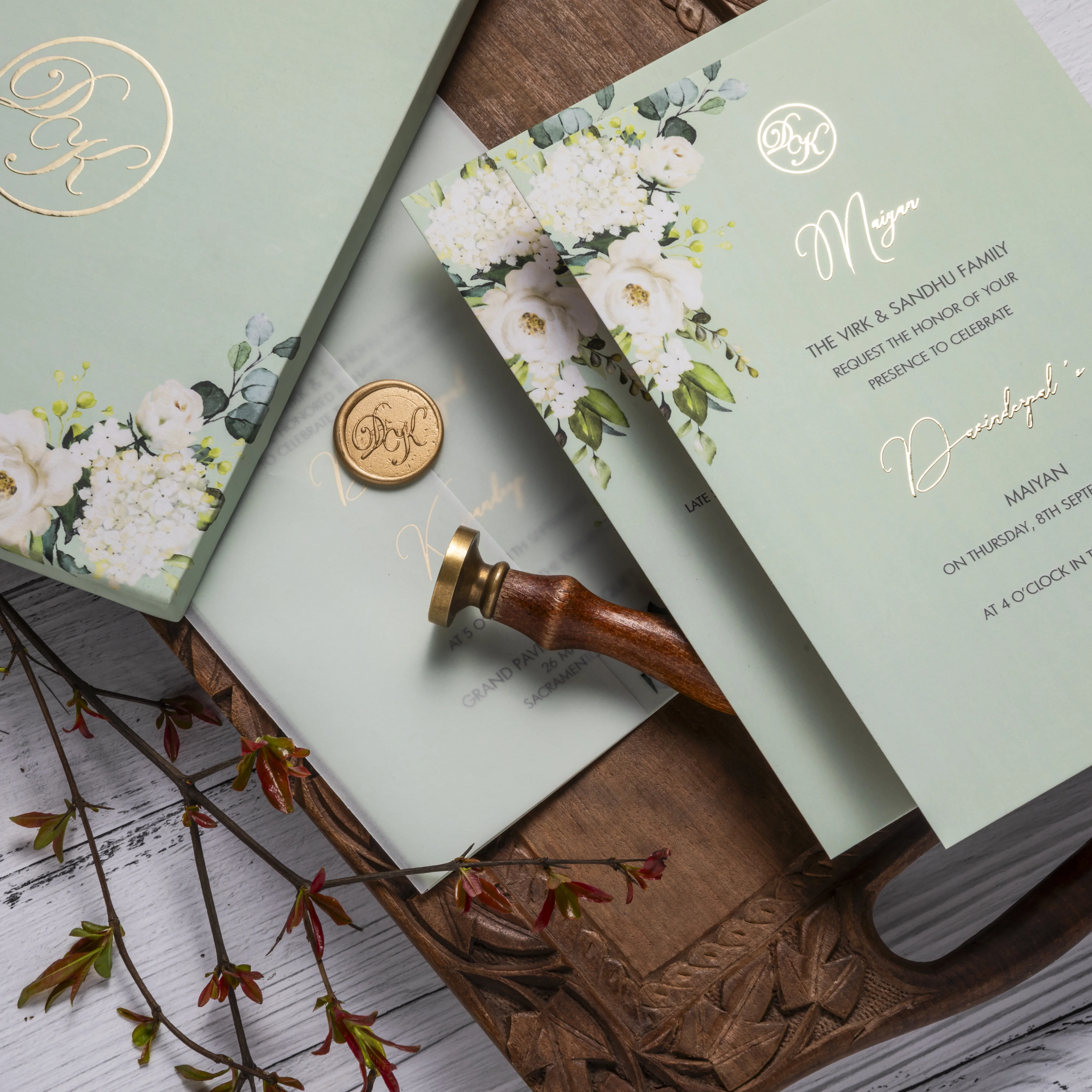 Embossed stationery texture