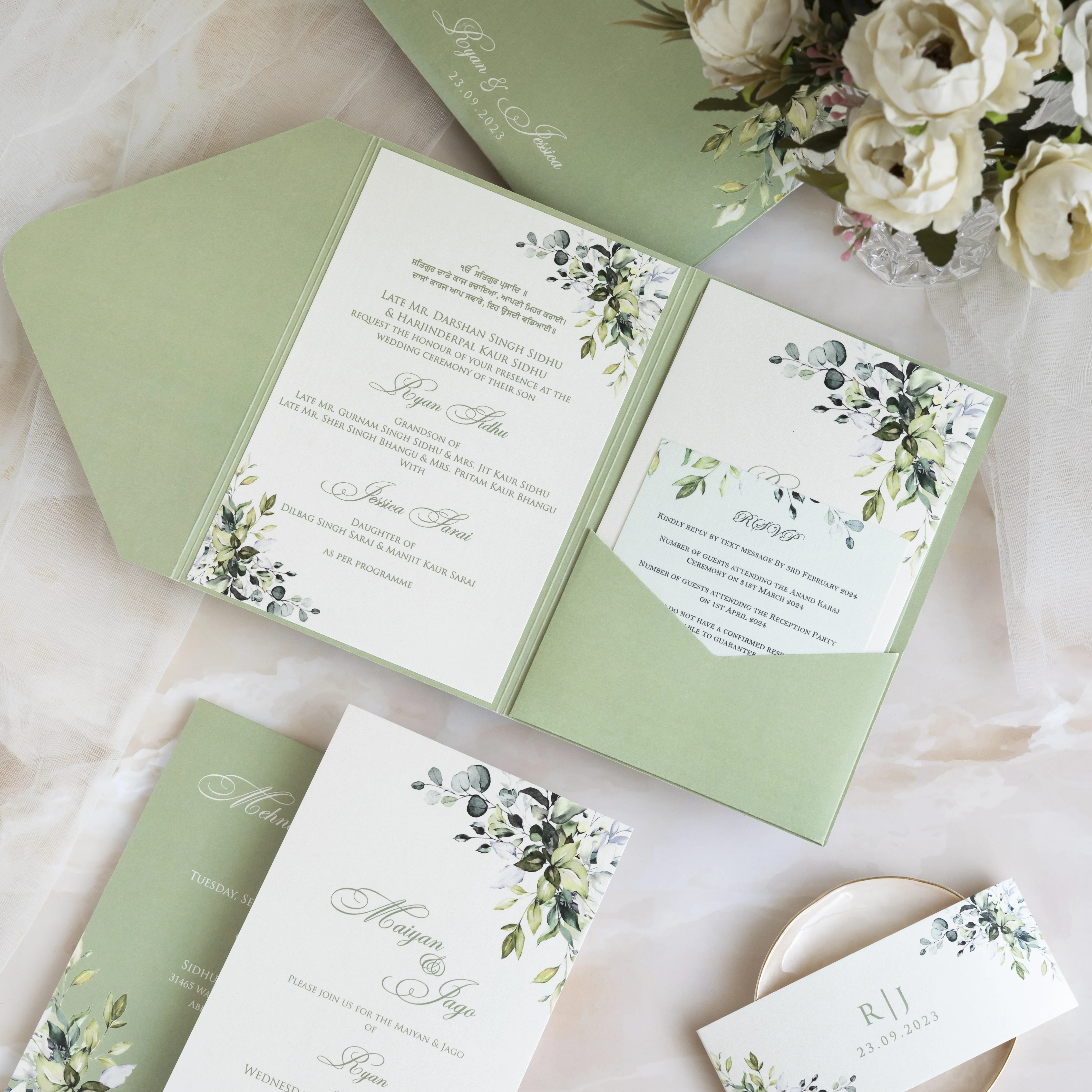 Premium invitation production and finishing